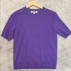 Boden women’s Purple Crewneck Sweater- worn once size small